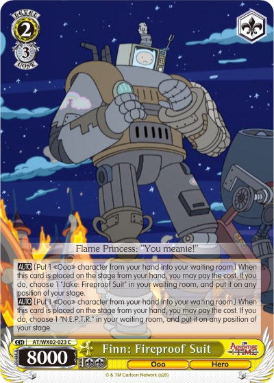 Image of Finn: Fireproof Suit (AT/WX02-023 C) [Adventure Time]