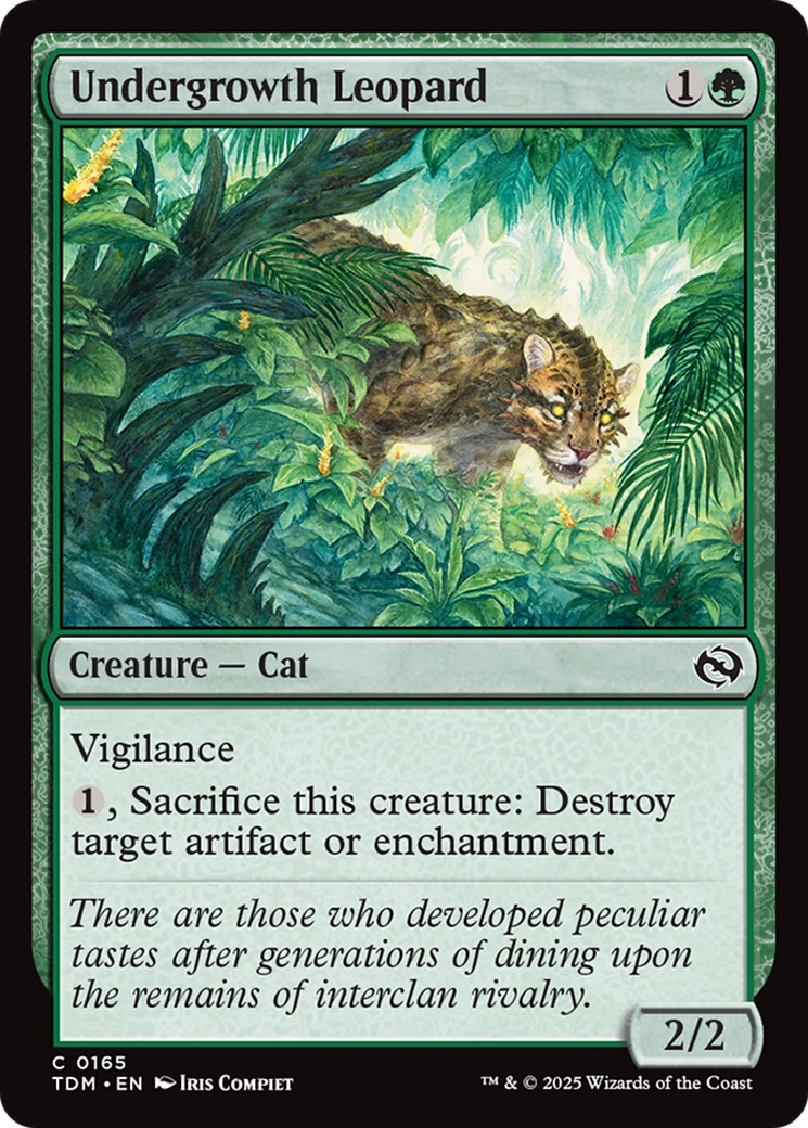 Image of Undergrowth Leopard [Tarkir: Dragonstorm]