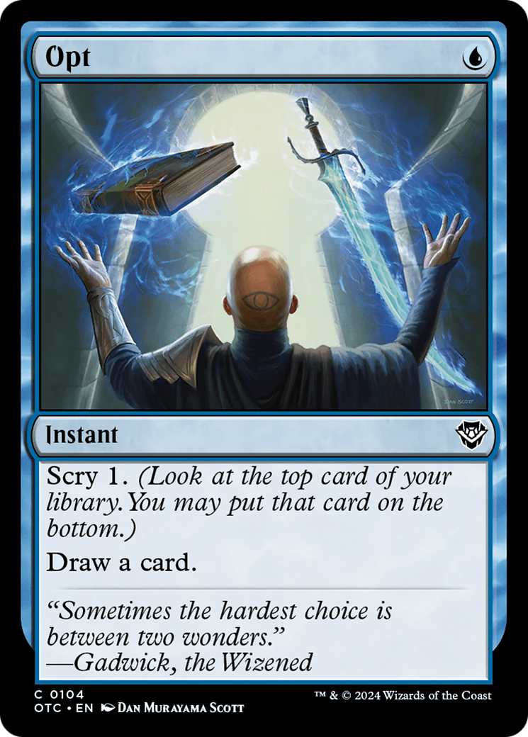 Image of Opt [Outlaws of Thunder Junction Commander]