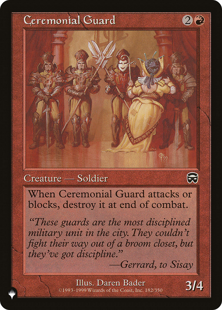 Image of Ceremonial Guard [The List]