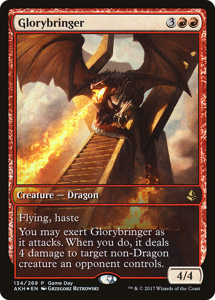 Image of Glorybringer (Game Day) [Amonkhet Promos]