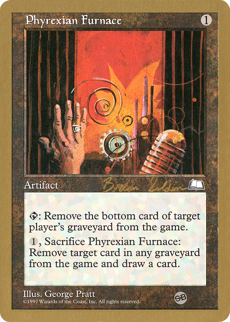 Image of Phyrexian Furnace (Brian Selden) (SB) [World Championship Decks 1998]