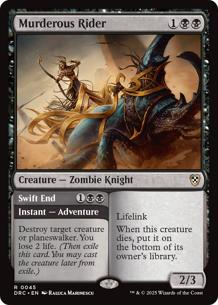 Image of Murderous Rider [Aetherdrift Commander]