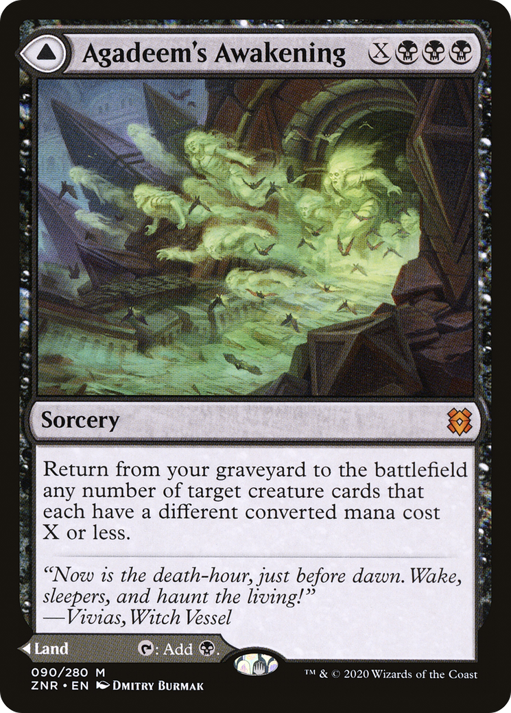 Image of Agadeem's Awakening // Agadeem, the Undercrypt [Zendikar Rising]