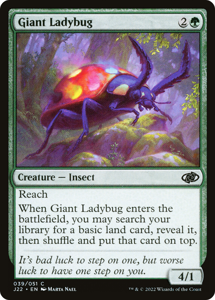 Image of Giant Ladybug (J22-039) - Jumpstart 2022 Foil