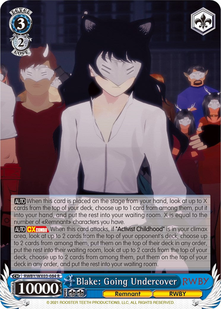 Image of Blake: Going Undercover (RWBY/WX03-084 R) [RWBY]