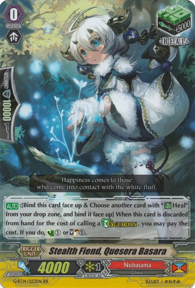 Image of Stealth Fiend, Quesera Basara (G-BT14/023EN) [Divine Dragon Apocrypha]