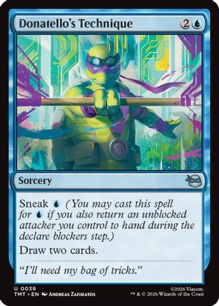 Image of Donatello's Technique (TMT-039) - Teenage Mutant Ninja Turtles