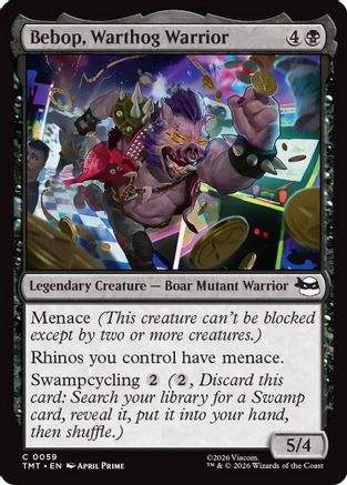 Image of Bebop, Warthog Warrior (TMT-059) - Teenage Mutant Ninja Turtles