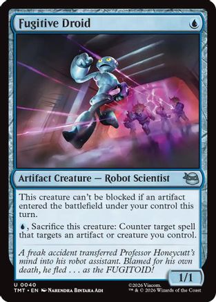 Image of Fugitive Droid (TMT-040) - Teenage Mutant Ninja Turtles Foil