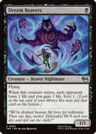 Image of Dream Beavers (TMT-062) - Teenage Mutant Ninja Turtles