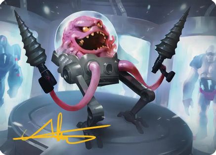 Image of Krang, Master Mind Art Card (4/54) (ASTMT-004) - Art Series: Teenage Mutant Ninja Turtles