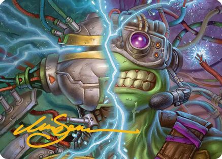 Image of Mind Transfer Protocol Art Card (ASTMT-005) - Art Series: Teenage Mutant Ninja Turtles