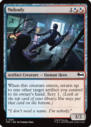 Image of Nobody (TMT-161) - Teenage Mutant Ninja Turtles Foil