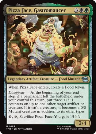 Image of Pizza Face, Gastromancer (TMT-163) - Teenage Mutant Ninja Turtles