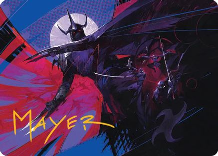 Image of Shredder's Technique Art Card (ASTMT-007) - Art Series: Teenage Mutant Ninja Turtles
