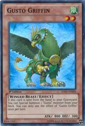 Image of Gusto Griffin [HA07-EN004] Super Rare