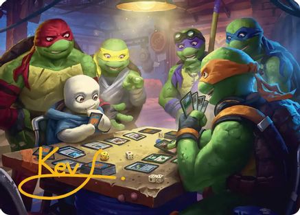 Image of Lessons from Life Art Card (ASTMT-014) - Art Series: Teenage Mutant Ninja Turtles