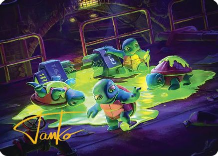 Image of The Ooze Art Card (ASTMT-018) - Art Series: Teenage Mutant Ninja Turtles