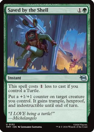 Image of Saved by the Shell (TMT-132) - Teenage Mutant Ninja Turtles Foil