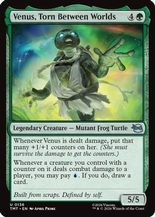 Image of Venus, Torn Between Worlds (TMT-136) - Teenage Mutant Ninja Turtles Foil