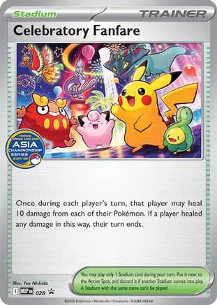 Image of Celebratory Fanfare (Asia Championship Series 24-25) 028  ME Mega Evolution Promo - Promo