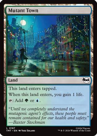 Image of Mutant Town (TMT-187) - Teenage Mutant Ninja Turtles Foil