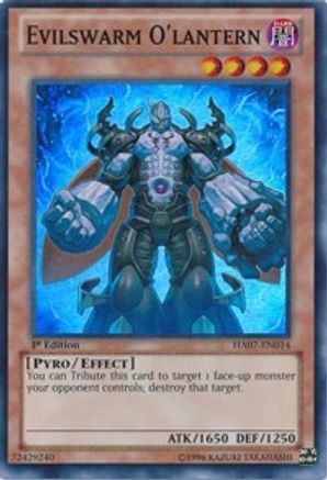 Image of Evilswarm O'lantern [HA07-EN014] Super Rare