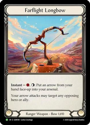 Image of Farflight Longbow (GEM109) - GEM Pack 4 Cold Foil
