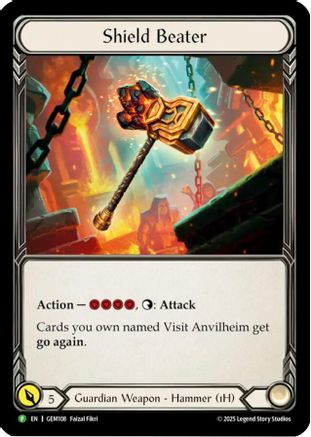 Image of Shield Beater (GEM108) - GEM Pack 4 Cold Foil