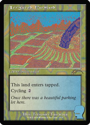 Image of Irrigated Farmland (SLD-2519) - Secret Lair Drop Series Foil