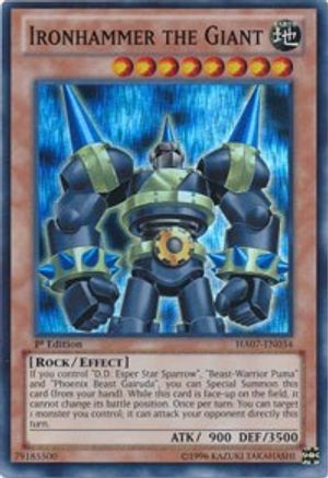 Image of Ironhammer the Giant [HA07-EN034] Super Rare