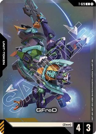 Image of GFreD (T-020) (Premium Card Collection Gundam Assemble) (T-020) - Gundam Promotional Cards Holofoil