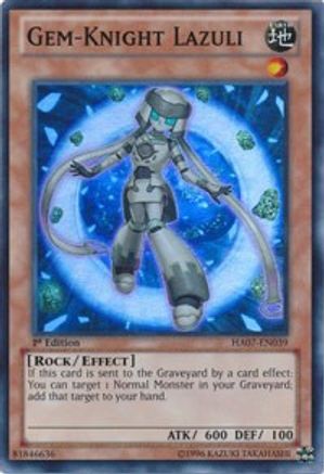 Image of Gem-Knight Lazuli [HA07-EN039] Super Rare