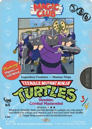 Image of Shredder, Criminal Mastermind - Higure, the Still Wind (SLD-2368) - Secret Lair Drop Series
