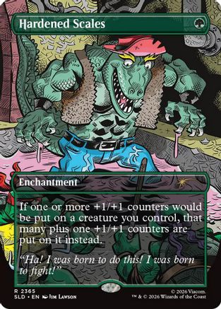 Image of Hardened Scales (SLD-2365) - Secret Lair Drop Series