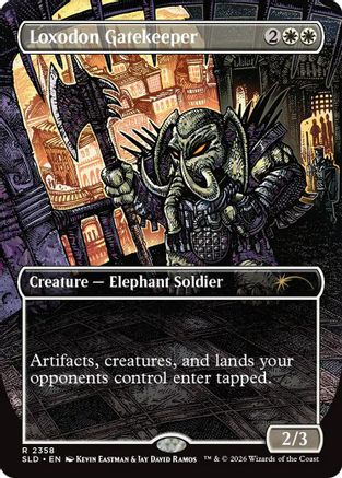 Image of Loxodon Gatekeeper (2358) (SLD-2358) - Secret Lair Drop Series
