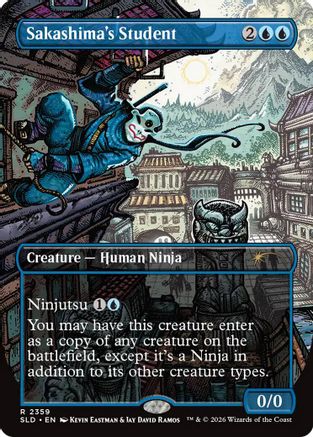 Image of Sakashima's Student (2359) (SLD-2359) - Secret Lair Drop Series Foil