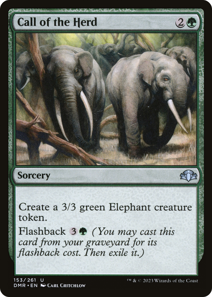 Image of Call of the Herd [Dominaria Remastered]