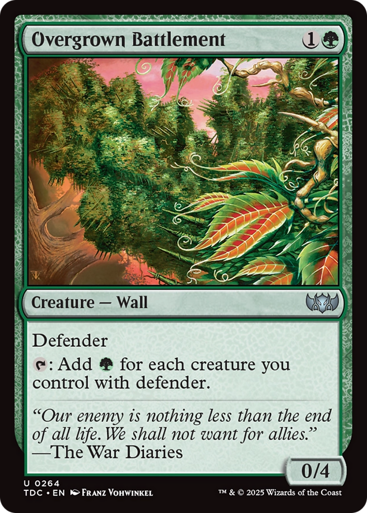 Image of Overgrown Battlement [Tarkir: Dragonstorm Commander]