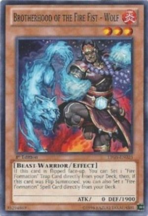 Image of Brotherhood of the Fire Fist - Wolf [LTGY-EN026] Common