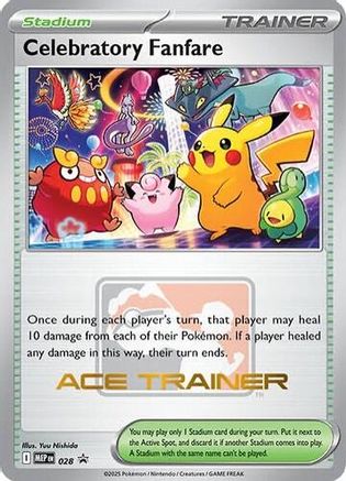 Image of Celebratory Fanfare (Ace Trainer) 028  ME Mega Evolution Promo - Promo