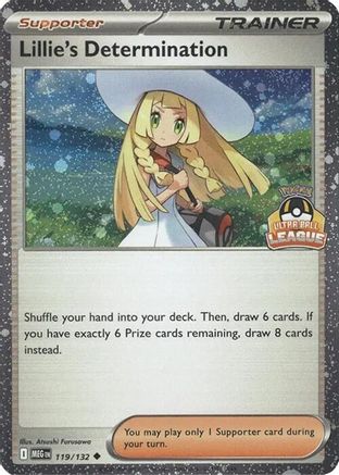 Image of Lillie's Determination (Ultra Ball League) 119  - Holofoil League & Championship Cards - Uncommon