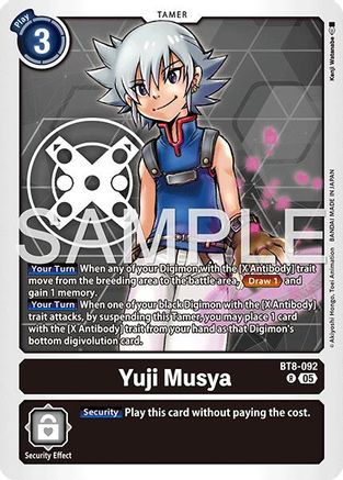 Image of Yuji Musya (Reprint) (BT8-092) - Advanced Booster Digimon Generation Foil
