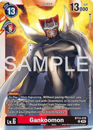Image of Gankoomon (Reprint) (BT13-019) - Advanced Booster Digimon Generation Foil