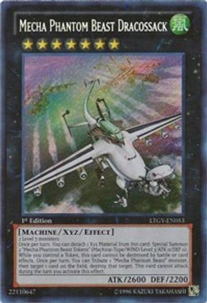 Image of Mecha Phantom Beast Dracossack [LTGY-EN053] Secret Rare