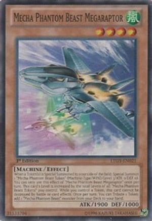 Image of Mecha Phantom Beast Megaraptor [LTGY-EN021] Super Rare