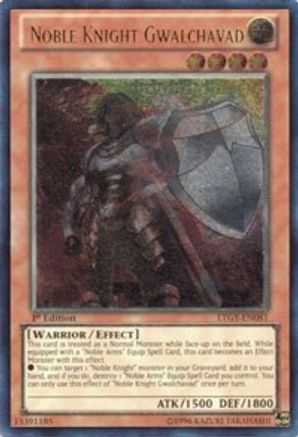 Image of Noble Knight Gwalchavad [LTGY-EN081] Ultimate Rare