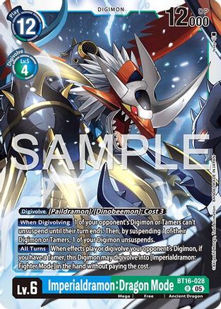 Image of Imperialdramon: Dragon Mode - BT16-028 (Reprint) (BT16-028) - Advanced Booster Digimon Generation Foil