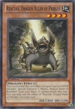 Image of Reactan, Dragon Ruler of Pebbles [LTGY-EN095] Common
